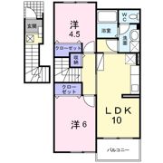 サニー・コーポS・O Aの間取り画像