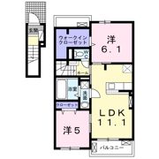 ヴィオラ パッソVIIIの間取り画像