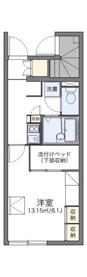 レオパレス喜楽楽2の間取り画像
