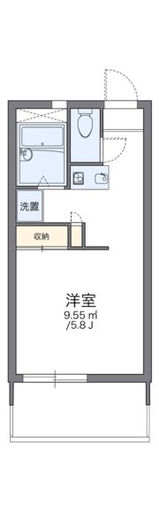 レオパレスハートピア15の間取り画像