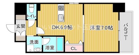 ISM谷町六丁目の間取り画像