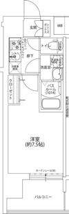 Louis Residence 天王寺町北の間取り画像