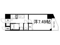 JPレジデンス難波南の間取り画像