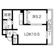 エルミタージュ難波南IIの間取り画像