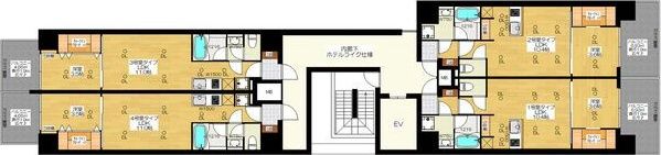 ブエナビスタ難波タワーの間取り画像