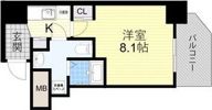 エグゼ堺筋本町の間取り画像