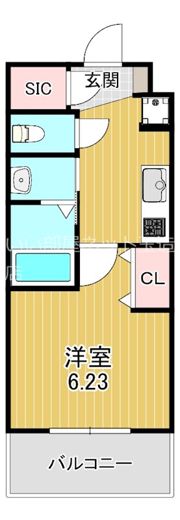 Luxe布施南IIの間取り画像