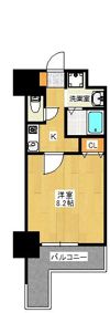 SWISS難波西の間取り画像