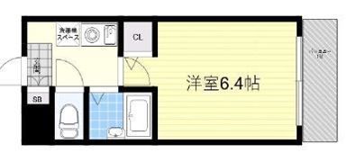 ラッキーセンター河堀口マンションの間取り画像