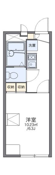 レオパレス大宮の間取り画像