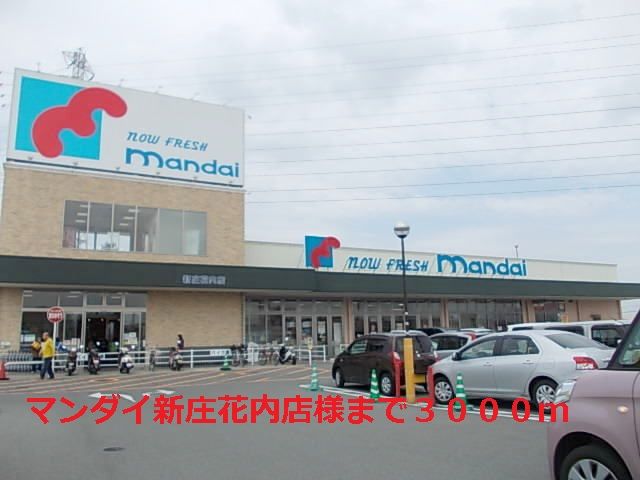 近くのマンダイ新庄花内店様まで3,000m(徒歩38分)