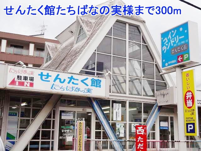 近くのせんたく館たちばなの実様まで300m(徒歩4分)