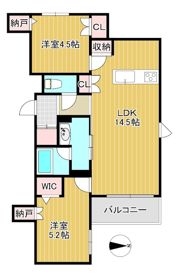 内代レジデンスノースの間取り画像