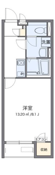 クレイノリベールコート五位堂の間取り画像