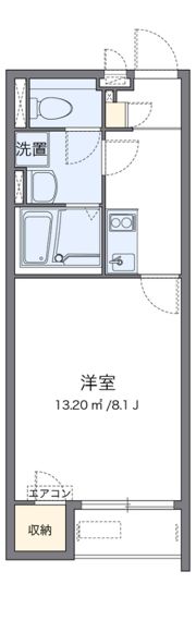 クレイノリベールコート五位堂の間取り画像