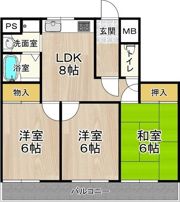 エステート野崎の間取り画像