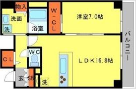BRAVI南堀江の間取り画像