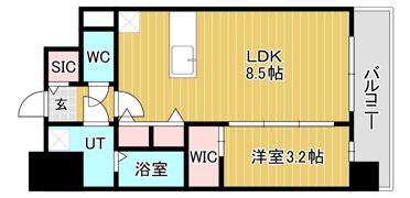 エスリードレジデンス ザ・グラン都島ノアの間取り画像
