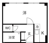 都島岡本マンションの間取り画像