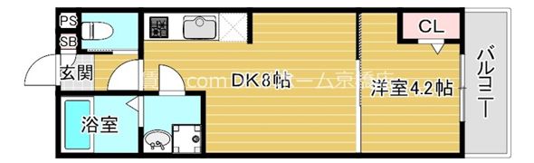 ALEGRIA鶴見区今津の間取り画像