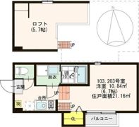 クレール鶴見の間取り画像