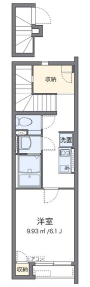 クレイノ聡の間取り画像