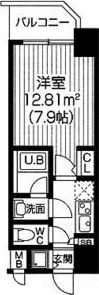 S-RESIDENCE福島Luxeの間取り画像