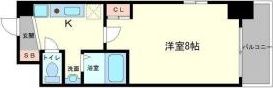 レジデア西本町の間取り画像