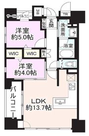 プレミスト堺筋本町ラディーナの間取り画像