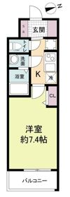 スペーシア日本橋東の間取り画像