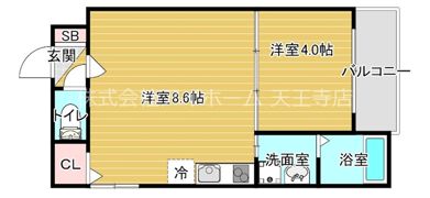 センショウトラストIIの間取り画像