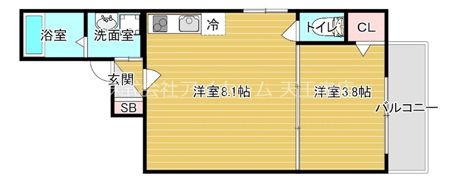 センショウトラストIIの間取り画像