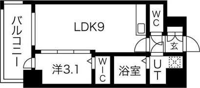 エスグランデ難波グランツ（旧:ミラージュパレス難波グランツ）の間取り画像