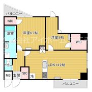 LEGALAND＋ABENOSANMEICHOの間取り画像