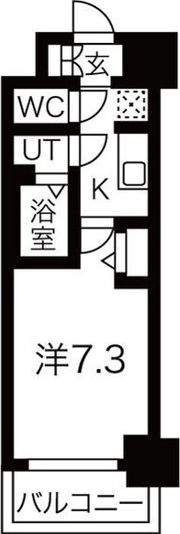 ファステート難波グランプリの間取り画像
