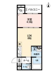 CRASTINE大蓮北4丁目Aの間取り画像