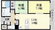 ぷりんすマンションの間取り画像