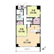レジディア玉造（旧：AMARE長堀通）の間取り画像