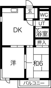 サンプラザ今里I番館の間取り画像