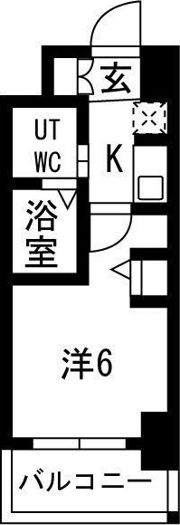 エステムコート難波IVアトリの間取り画像