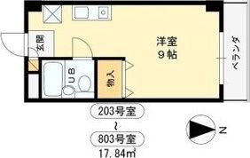 ラパンジール新今里の間取り画像