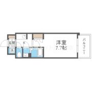 S-RESIDENCE難波大国町dominaの間取り画像