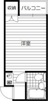 ケアンズクラブ帝塚山の間取り画像