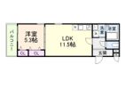 フジパレス今川II番館の間取り画像