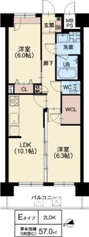 スプランディッド難波WESTIIの間取り画像