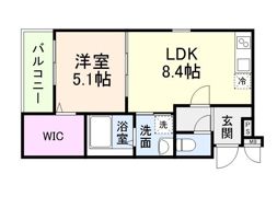 フジパレス今川I番館の間取り画像