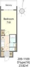 Alivis浪速東SoL TERRACEの間取り画像