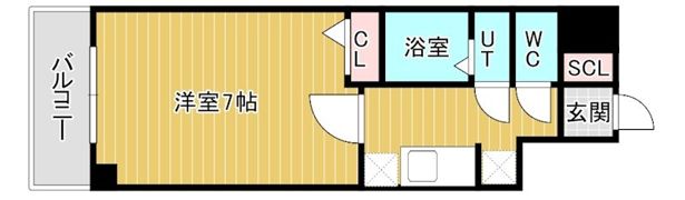 D.Clarest玉造（ディクレアスト タマツクリ）の間取り画像