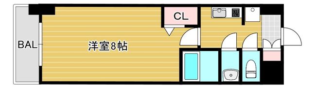 D.Clarest玉造（ディクレアスト タマツクリ）の間取り画像