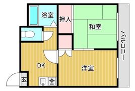 グランドハイツ大今里の間取り画像